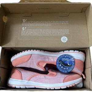Keds women Coral and Pink Slip-On Sneakers
